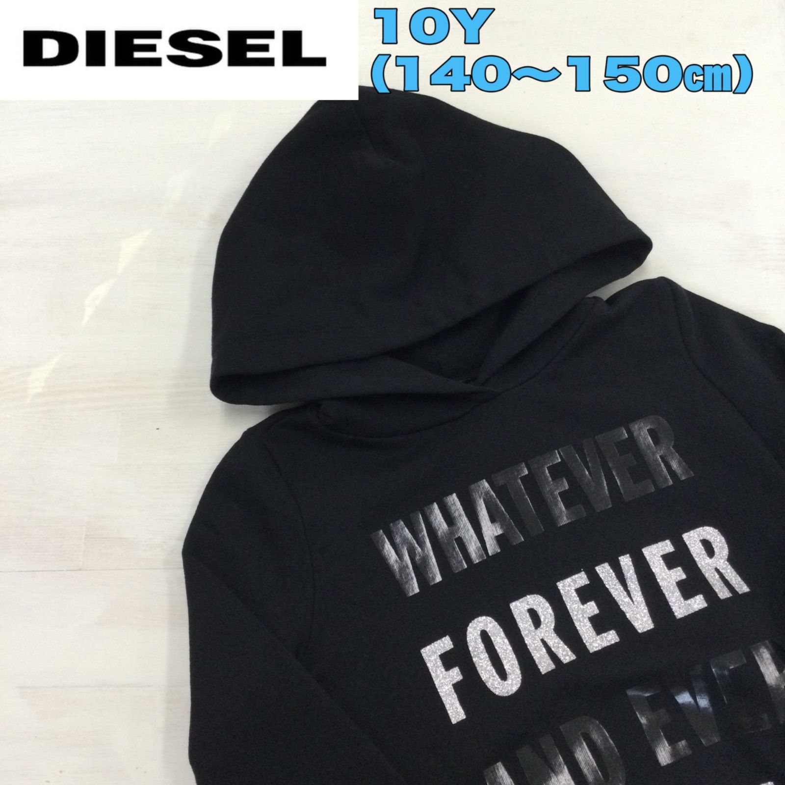 新品】50%OFF DIESEL パーカー 10Y(140-150㎝相当) - White Apple…f