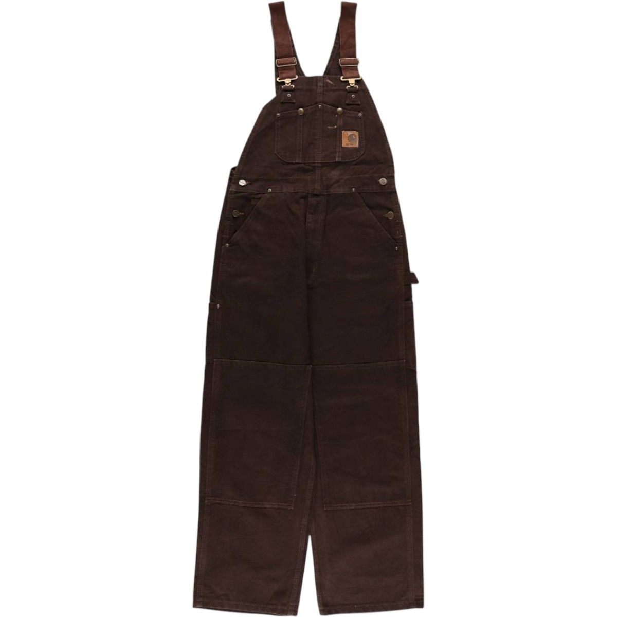 DEAD STOCK デッドストック 00年代 カーハート Carhartt ダブルニー ダック オーバーオール メンズw32相当|eaa587651