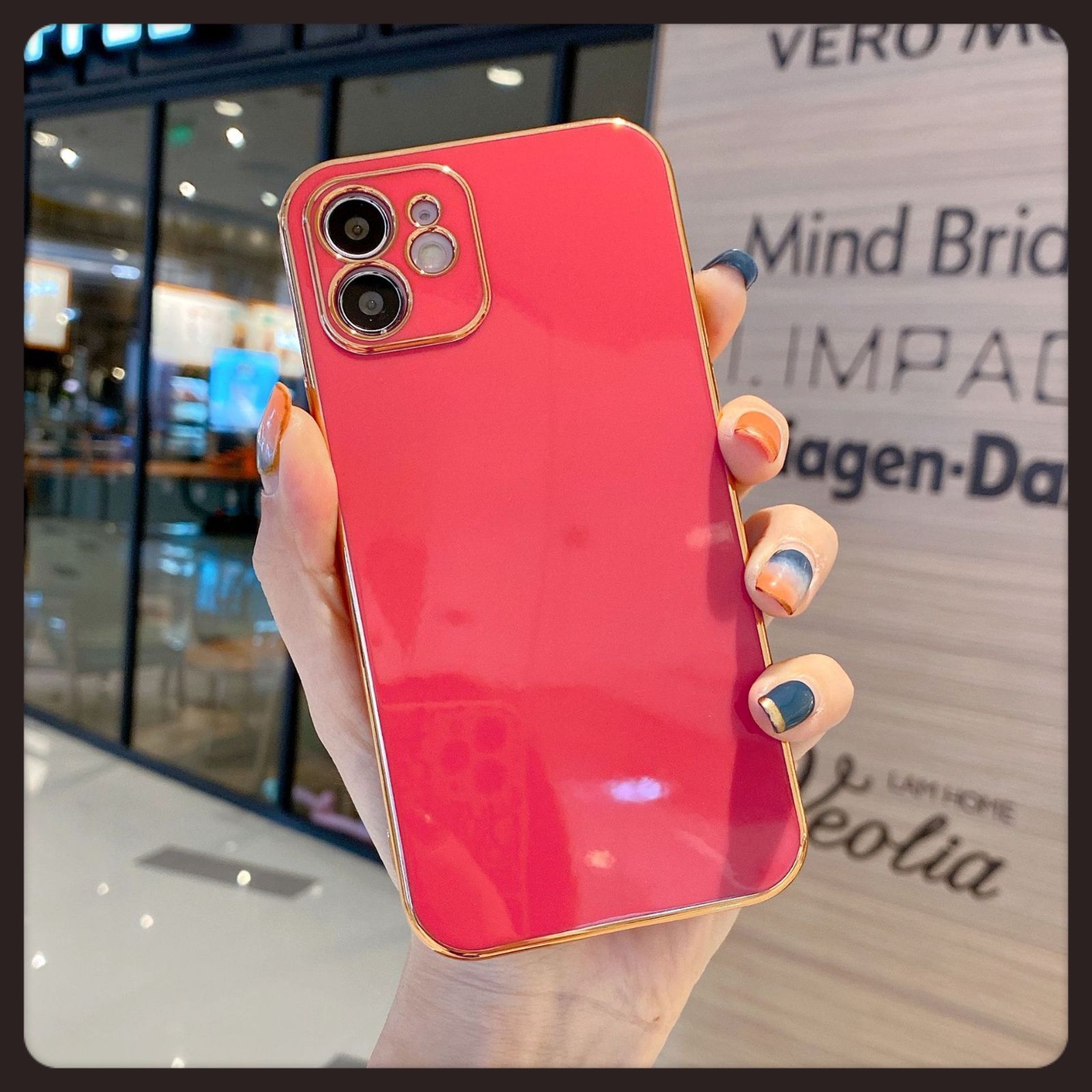 iPhoneケース 携帯ケース スマホケース アイフォン 韓国 無地 ソフトケース 新品 未使用 人気 フルカバー 薄型 おしゃれ 可愛い シンプル  便利 安い 激安 持ち運び便利 軽い iPhone15 iPhone14 濃いピンク - メルカリ, image size:1600x1600