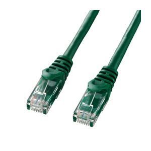(まとめ)サンワサプライ カテゴリ6UTPLANケーブル LA-Y6-02G【×