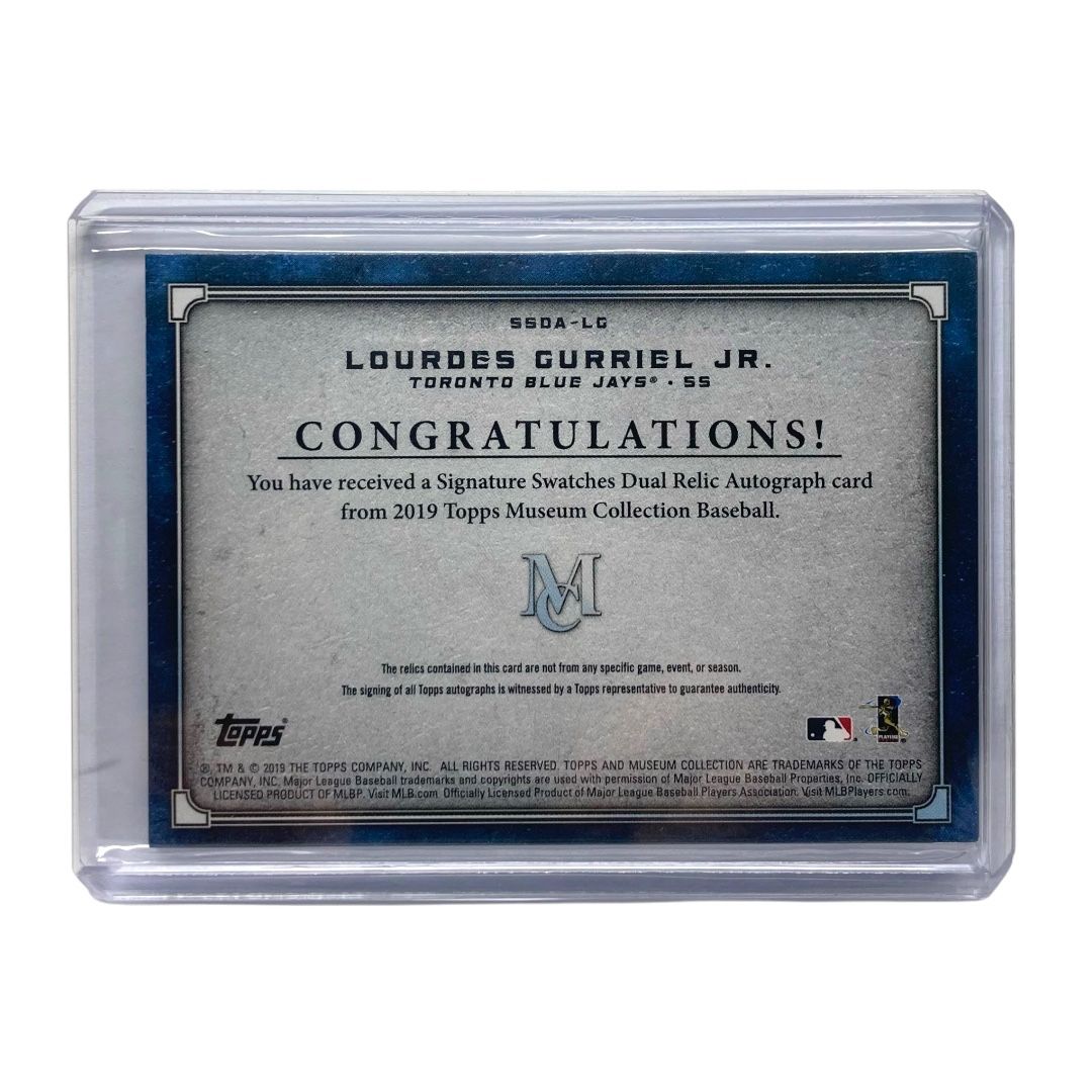 TOPPS MLBカード MUSEUM COLLECTION LOURDES GURRIEL JR. BLUE JAYS 05/10 #MMR-LGJ 送料無料 中古 IT2 TOPPS MLBカード MUSEUM COLLECTION LOURDES GURRIEL JR. BLUE