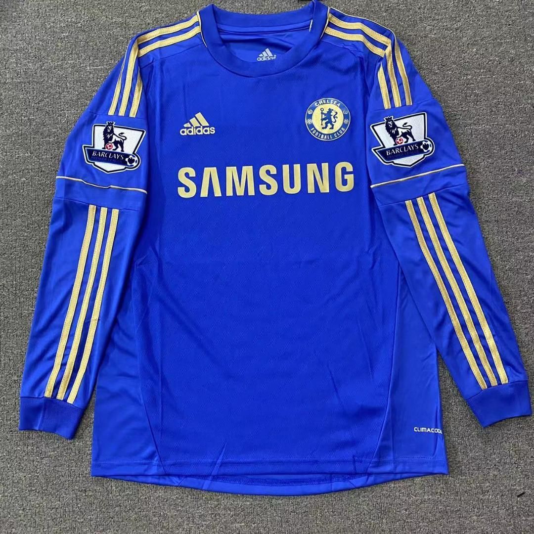 用新品未使 12/13チェルシーユニフォーム17番 アザール 長袖サッカー ジャージ - メルカリ