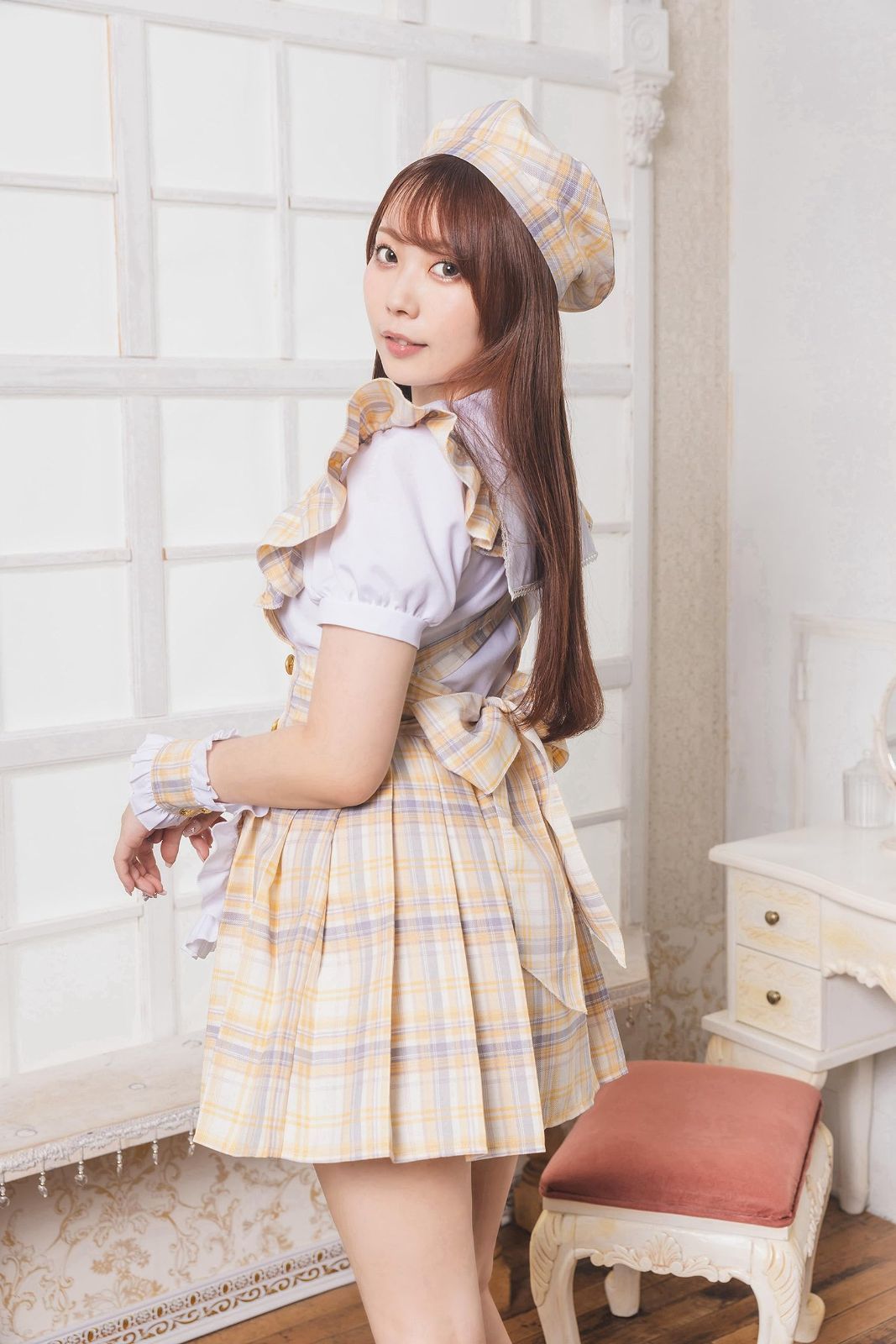 コスプレ ハロウィン リリカルパレット アイドルチェックメイド レディース クリアストーン Clearstone イエロー IMPECCABLEHEALTHCARESERVICES_COM