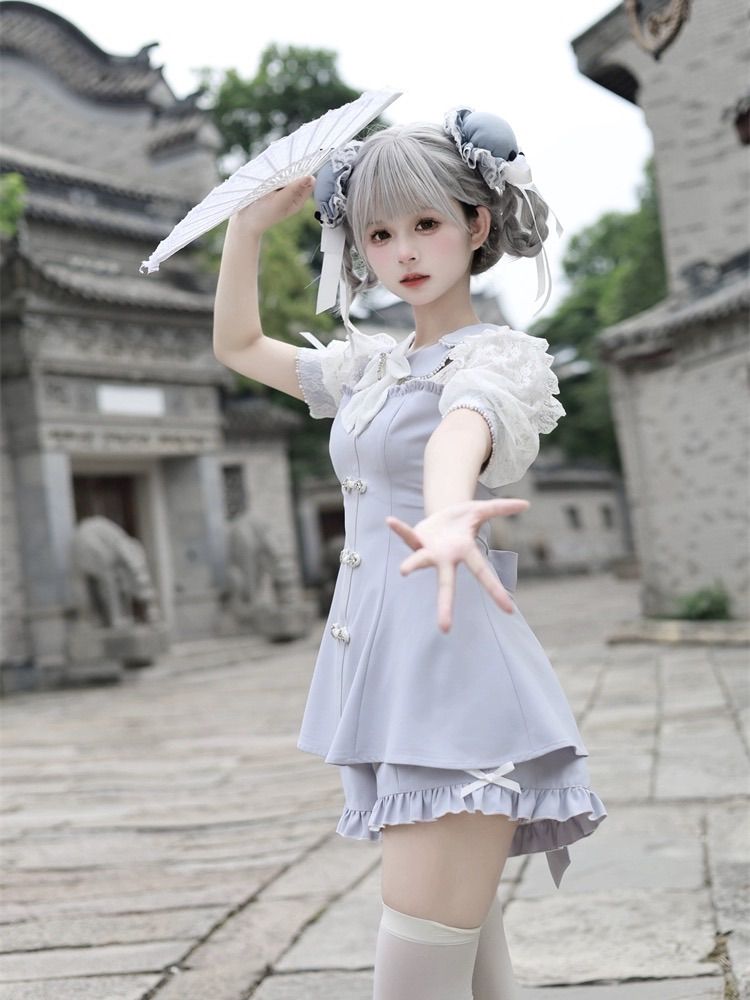 地雷系ケープコート うさ耳 双子コーデ 甘辛MIX | ロリータ