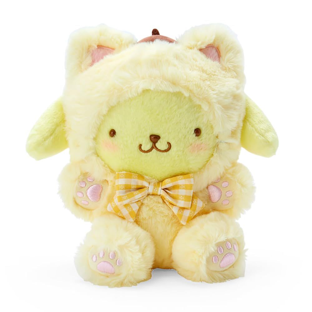 サンリオ(SANRIO) サンリオ 大好きネコネコシリーズ ぬいぐるみL ポムポムプリン プリン POMPOMPURIN 19×20×12.7cm キャラクター 918571 SANRIO [ポムポムプリン]