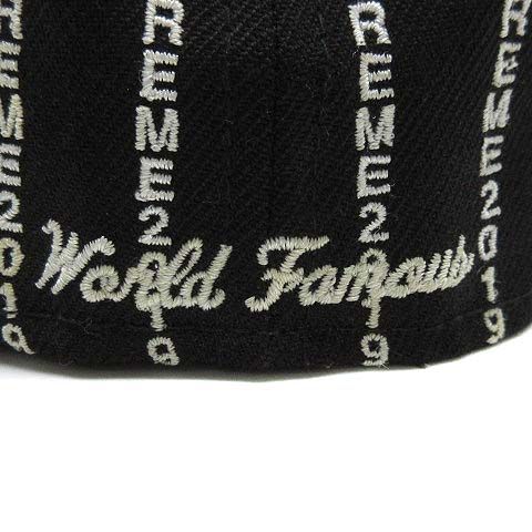 Supreme 59FIFTY ストライプキャップ 7 3/8 シュプリーム SUPREME ニューエラ NEW ERA Text Stripe 59FIFTY