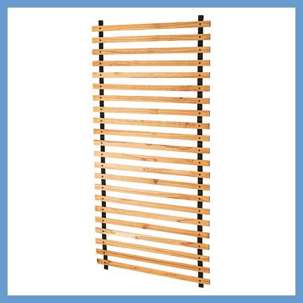 吊り下げ型の木製ロールパーテーション ウォールハンガーフック ロング W90×H183cm ナチュラル