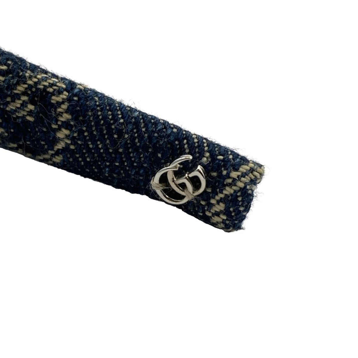 【rate】GUCCI カチューシャ　ネイビー GUCCI グッチ カチューシャ ヘアバンド レディース 新品 GG柄