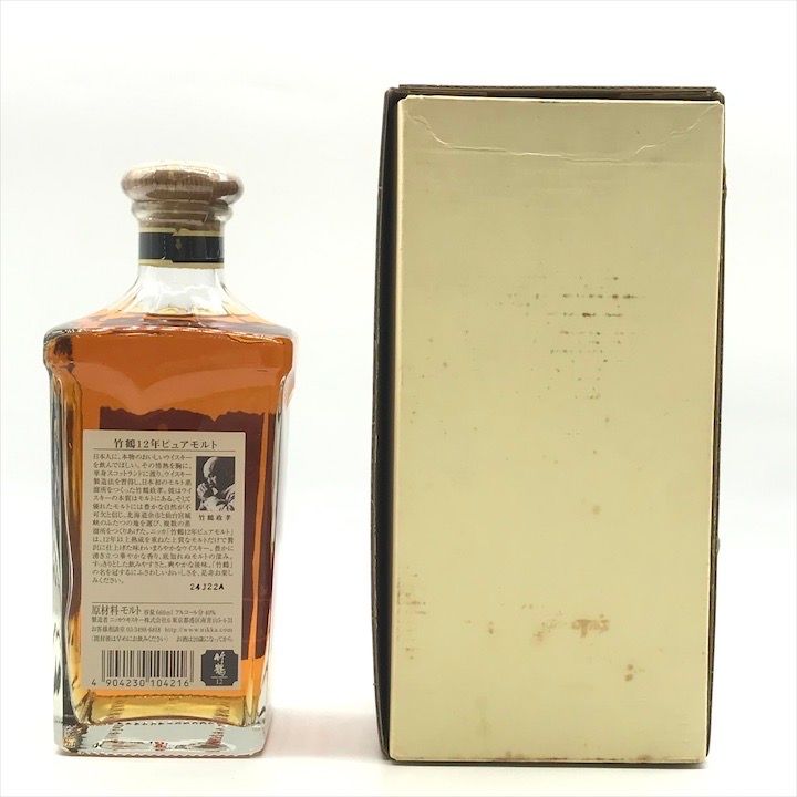 ニッカウヰスキー - 未開栓 NIKKA WHISKY ニッカウイスキー 竹鶴 12年 ピュアモルト ウイスキー 40％ 660ml お酒 大阪府限定発送 m13685 未開栓 NIKKA WHISKY ニッカウイスキー 竹鶴 12年 ピュアモルト