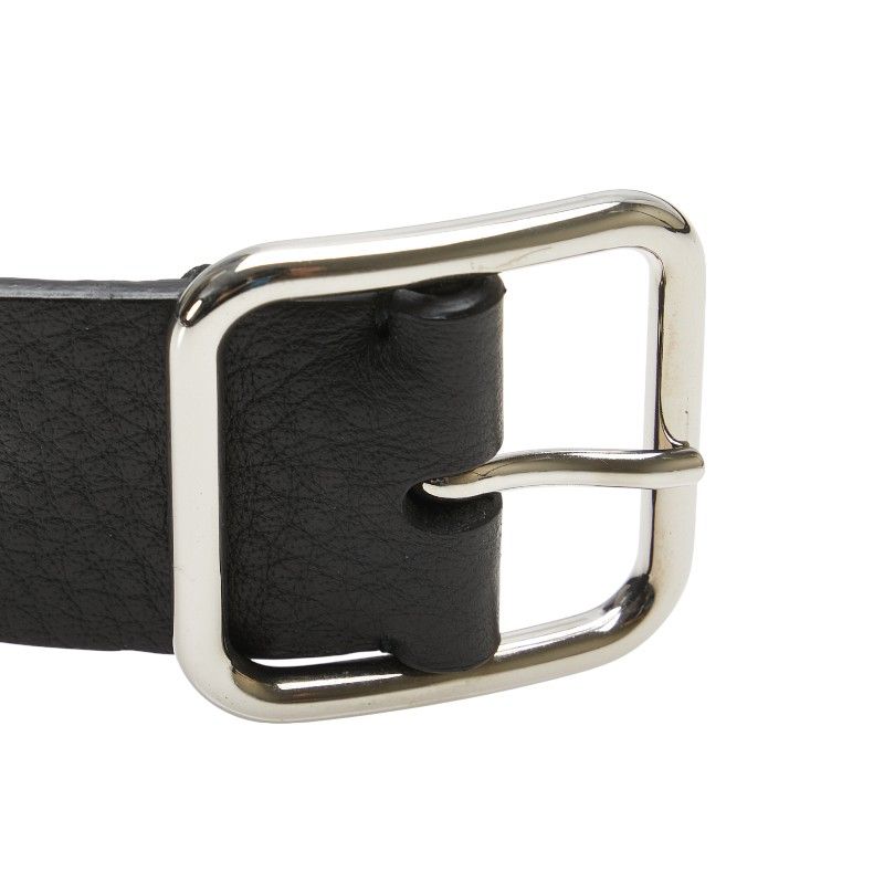 バレンシアガ エブリデイ ベルト サイズ：95 518417 ブラック レザー  