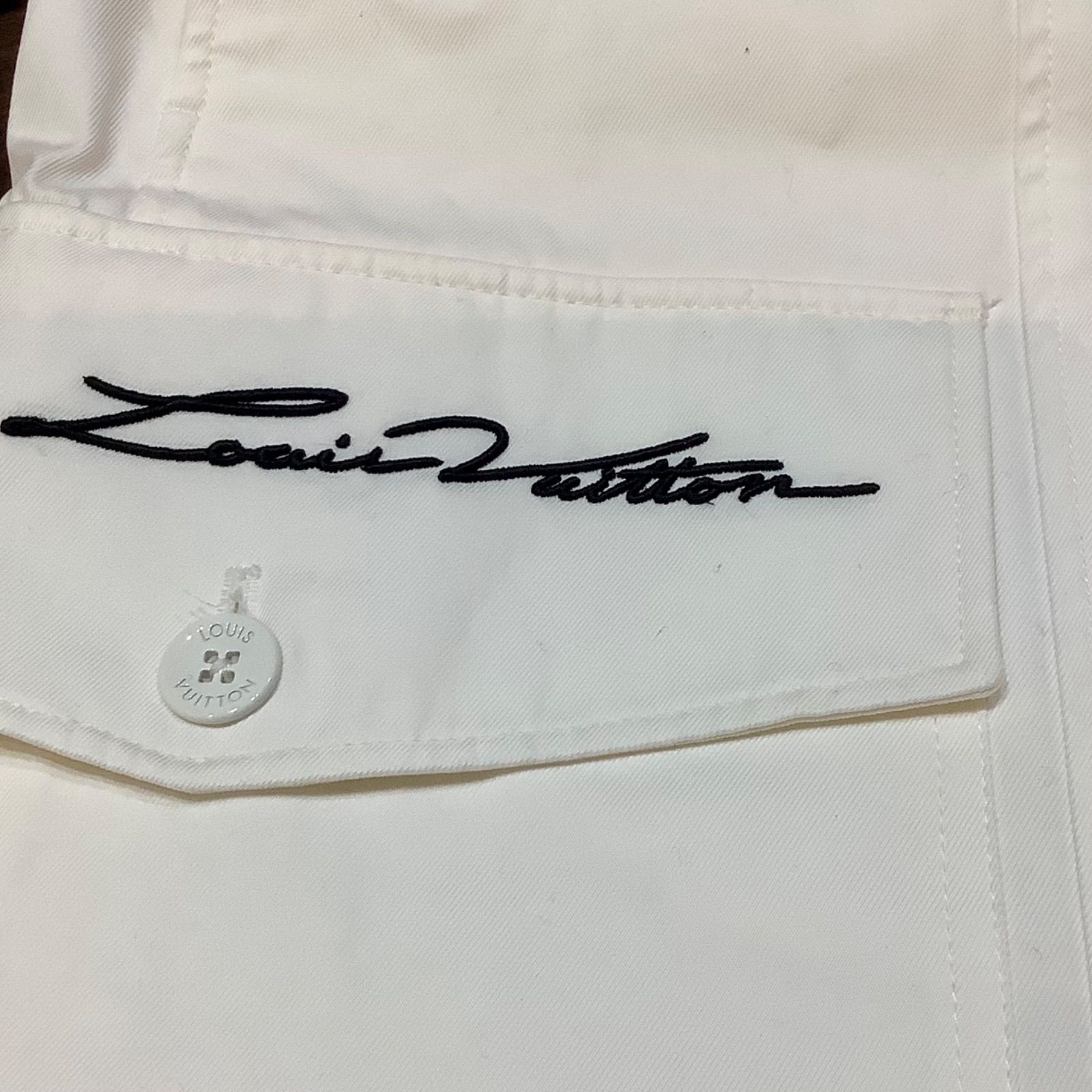 24SS ルイヴィトン LOUISVUITTON エンブロイダードコットンカーゴ  