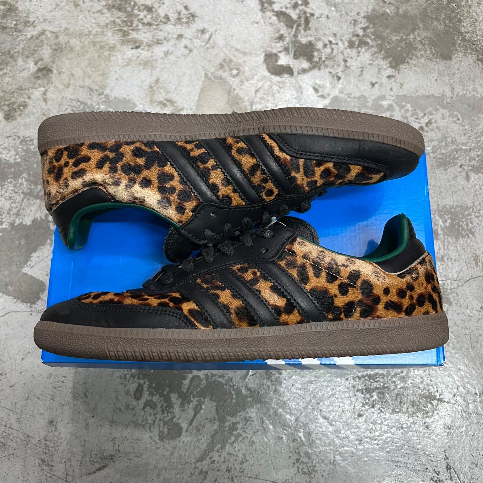 adidas SAMBA OG W ハラコ レオパード サンバ スニーカー JI2735 