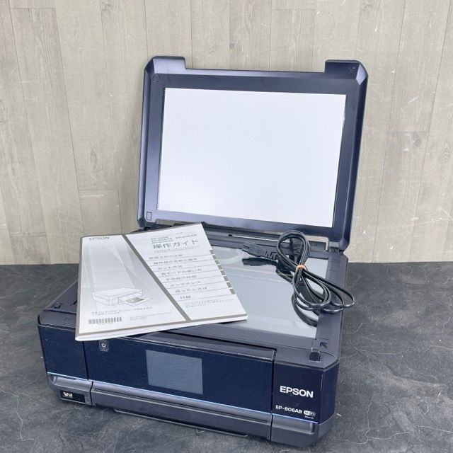 EPSON EP-806AB インクジェットプリンター 【中古】 エプソン 通電のみ確認 取扱説明書とコード付き/58645