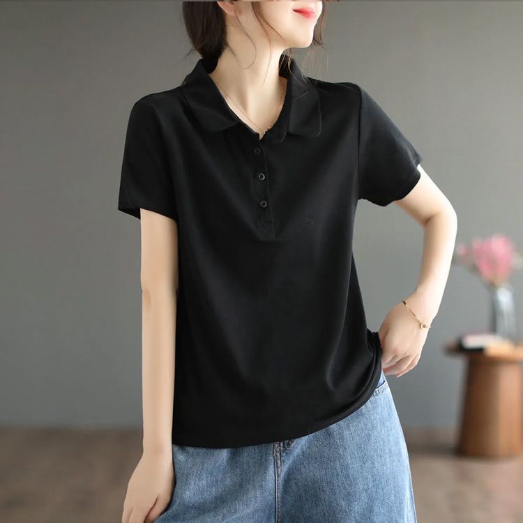 ポロシャツ レディース 半袖 Tシャツ 夏服 カットソー トップス