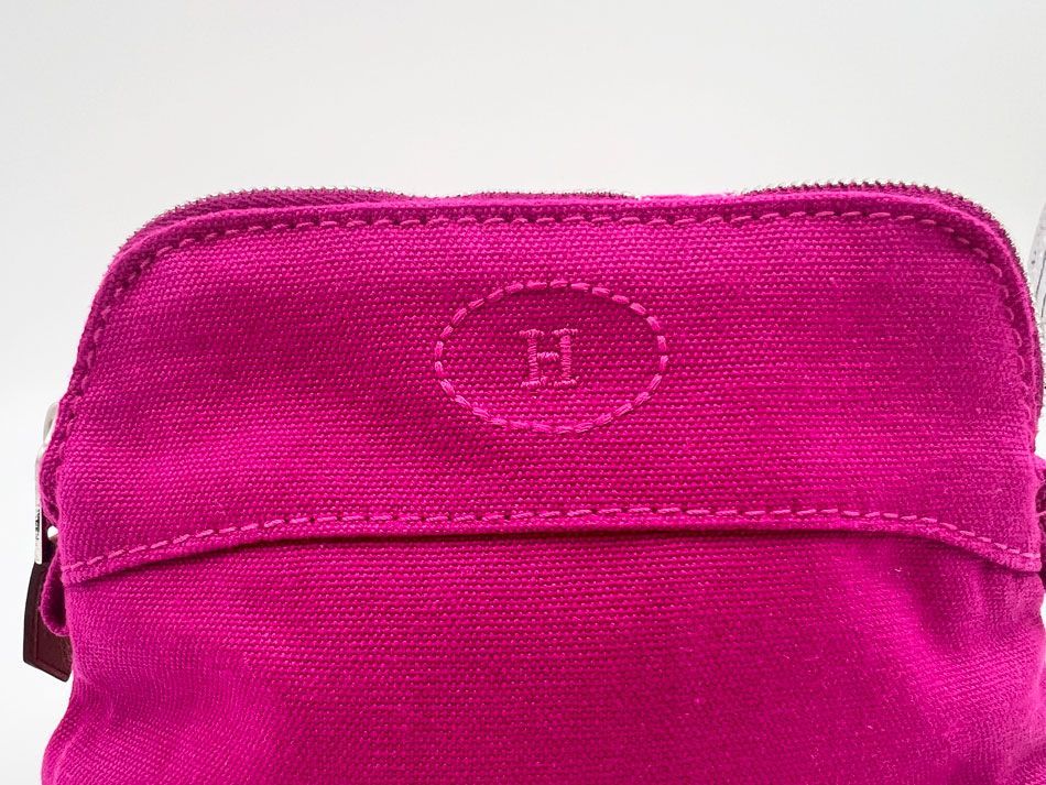 HERMES エルメス ボリードポーチ ミニミニ フューシャ ピンク オレンジ  