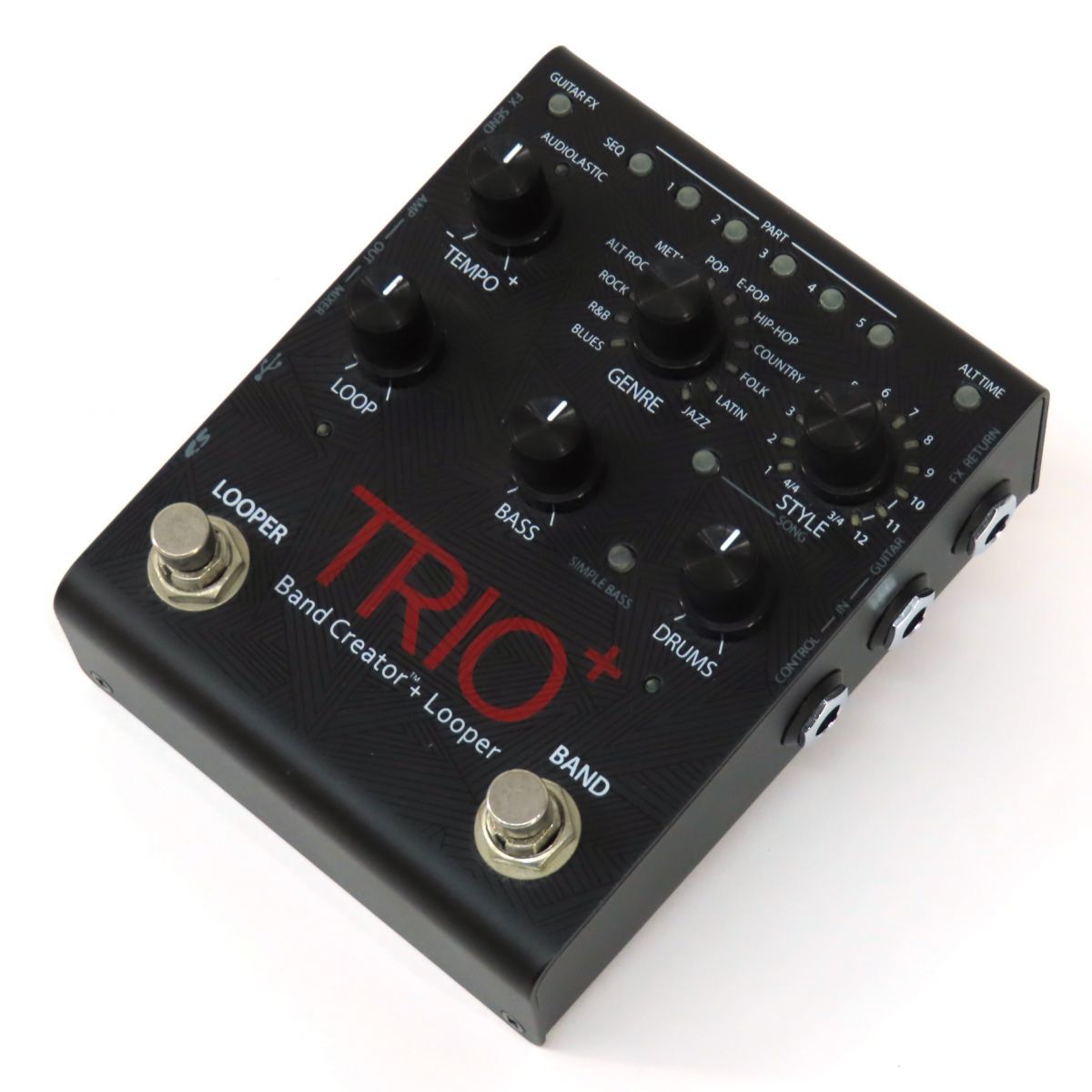 Digitech TRIO+ バンドクリエーター・ルーパー Amazon.com: DigiTech Trio+ Band Creator + Looper w/ FS3X
