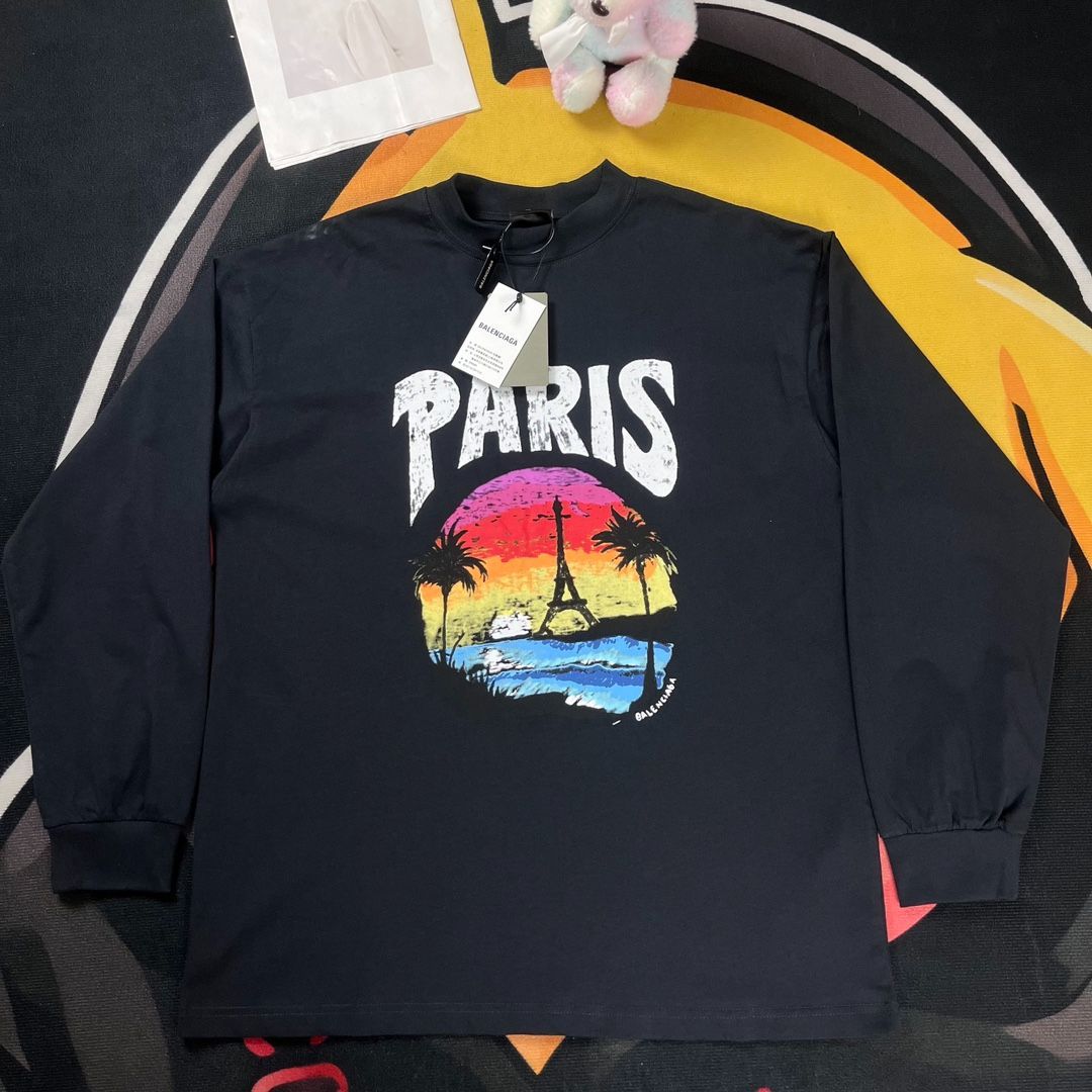 エシカルコンシャス Balenciaga Paris Tropical パーカー - メルカリ
