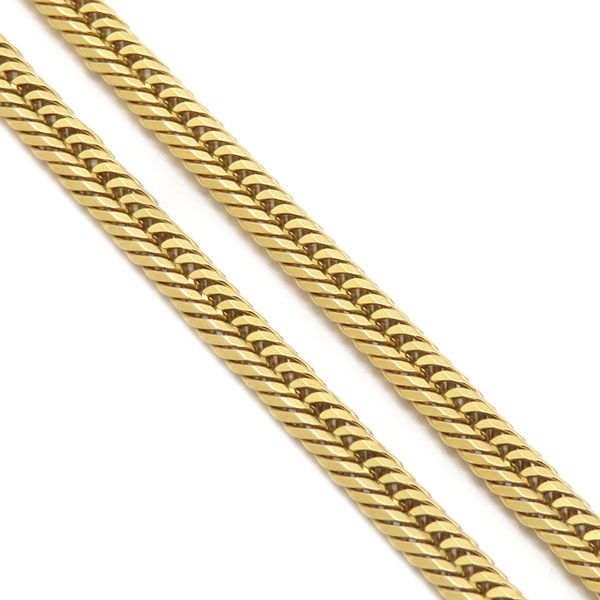 26/未使用品 K18 18金 12面 トリプル 喜平 ネックレス 約12.4ｇ 18金 12面カット トリプル ネックレス 80g 55cm / K18 12cut