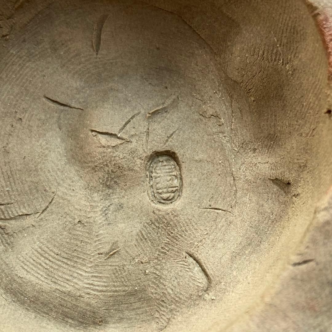 萬古焼　台鉢　横幅約15㎝　東Y6-0301①トヒコ 萬古焼 台鉢 横幅約15㎝ 東Y6-0301①トヒコ 萬古焼 台鉢 横幅約15㎝ 東