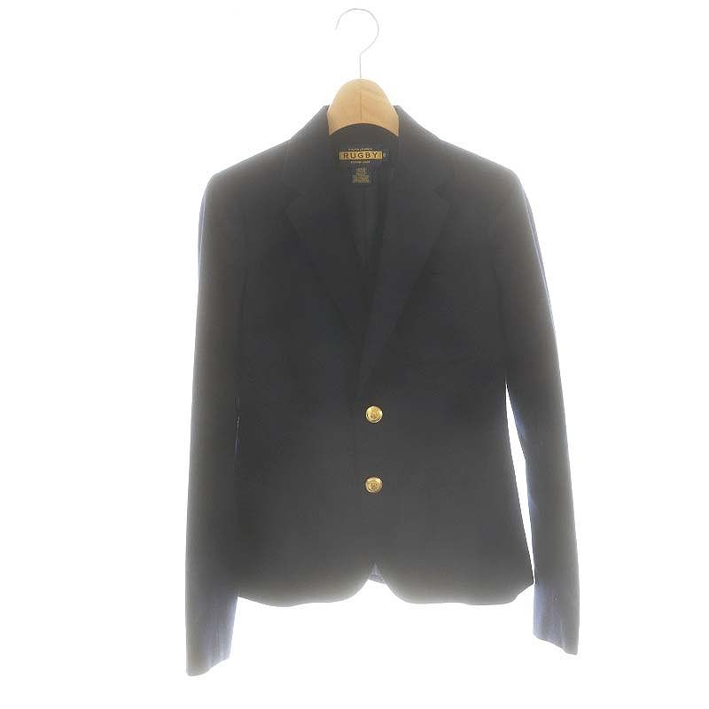 新品同様★ラルフローレン★ローレン★テーラードジャケット★2B★春ジャケット ラルフローレン ラグビー RALPH LAUREN RUGBY ウール 金ボタン