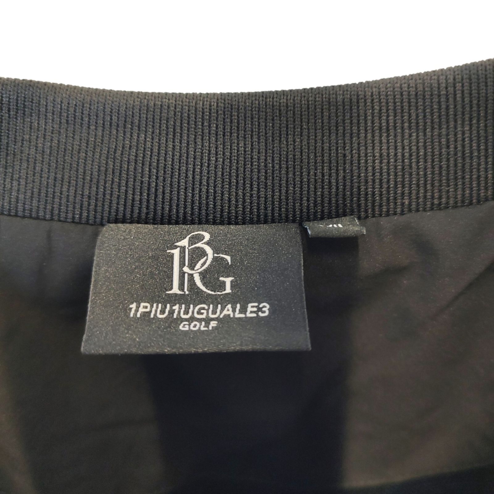 希少モデル! 美USED ANEW GOLF メンズ ダミエ柄刺繍ロゴニット 希少