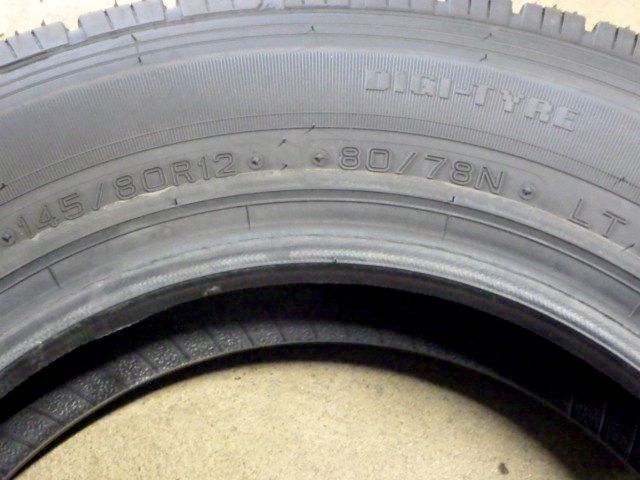 J138 ◆ 製造 約9部山◆DUNLOP ENASAVE VAN01◆145 80R12 80 78NLT◆4本