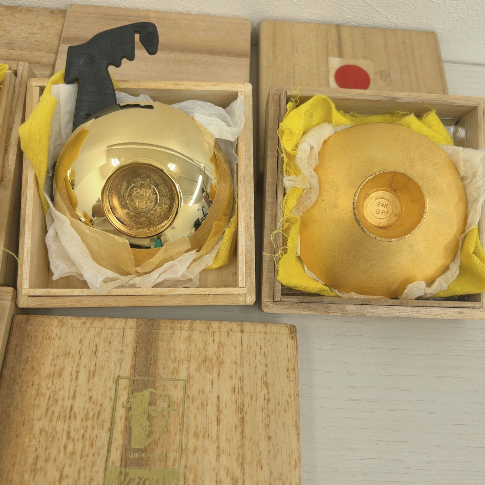 金杯 銀杯 純銀 24KGP 金メッキ おまとめ 1964東京オリンピック 菊紋章