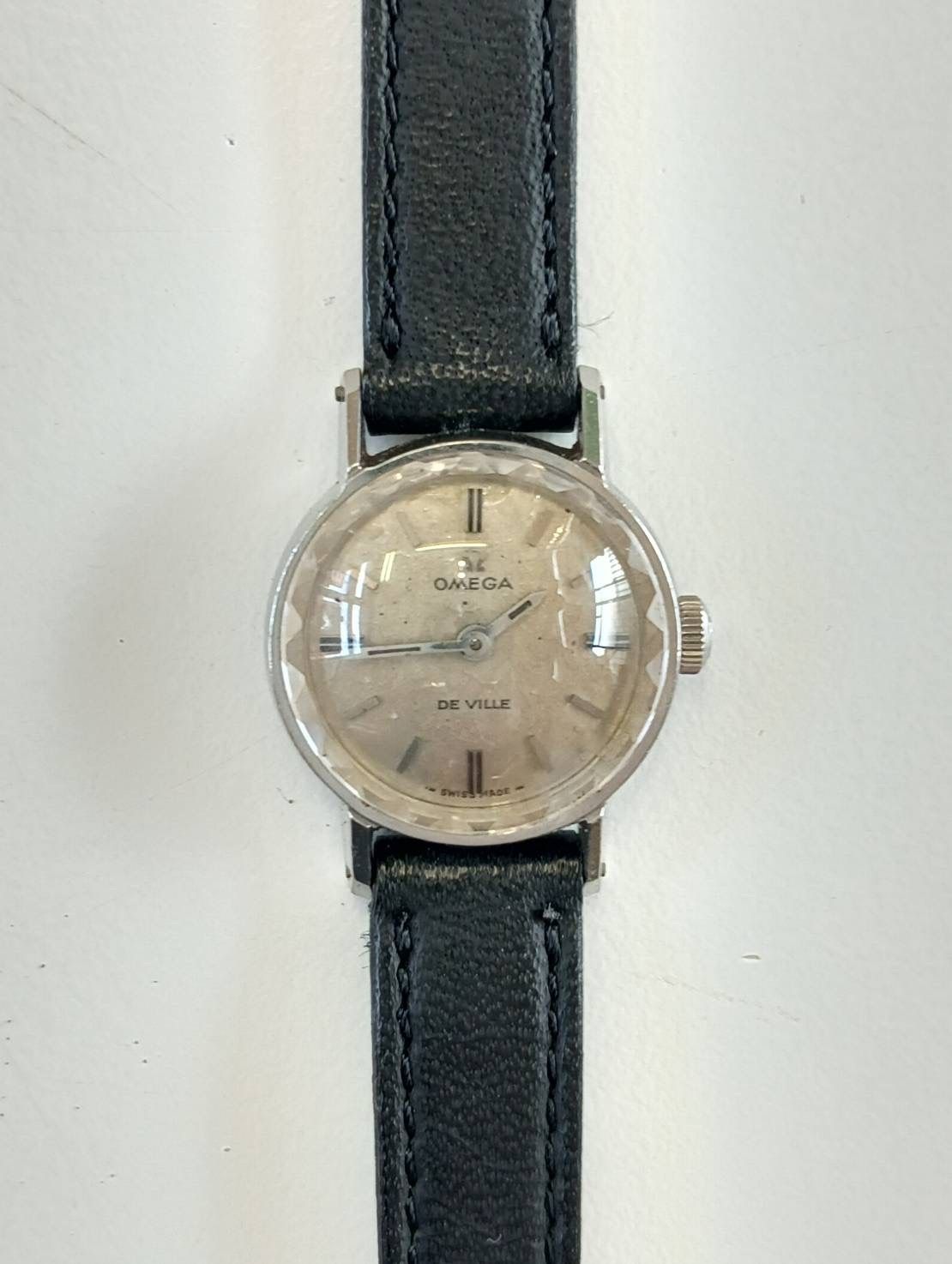 品 OMEGA オメガ デヴィル De Ville アンティーク 手巻き 腕時計 稼働 現状品