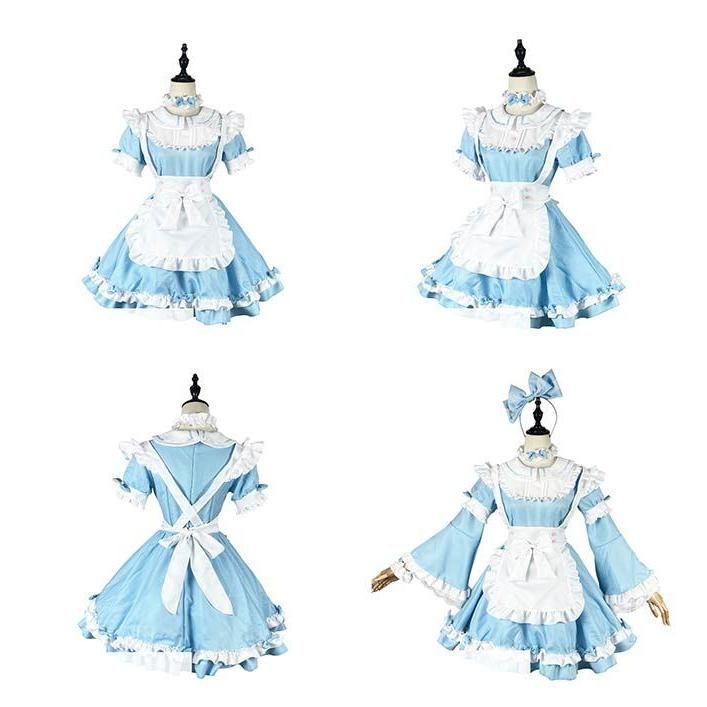 メイド服 ハロウィン コスプレ メイド 仮装 衣装 半袖長袖両用 メイド コスチューム 大きいサイズ ハロウィンコスプレ コスプレ衣装 レディース 大人 メイド服