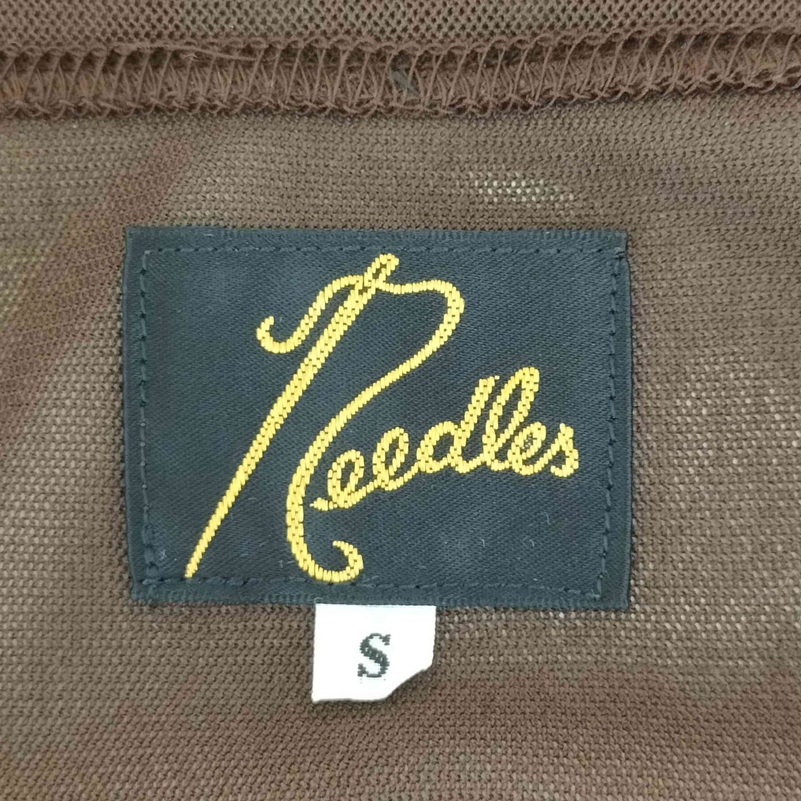 ニードルズ Needles ロングスリーブUネックTポリメッシュ メンズ