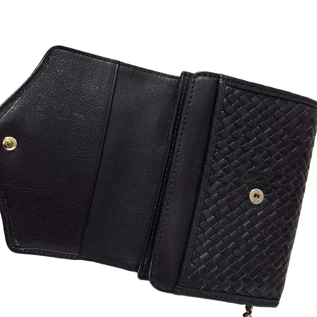 楽天市場】【中古】KITAMURA(キタムラ) 2つ折り財布 黒×白