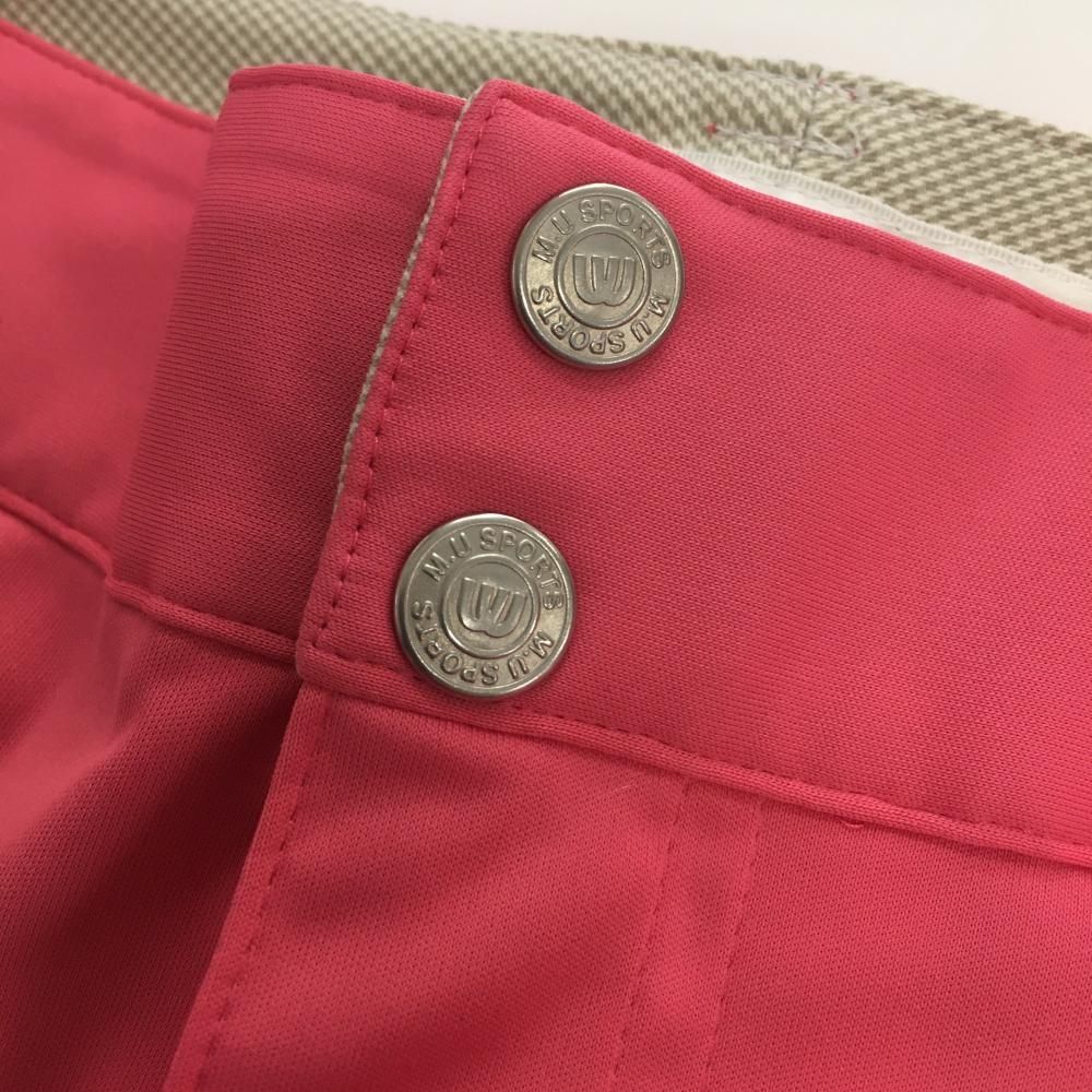 ＭＵ SPORTS ピンク　パンツ　42 未使用 ☆SALE価格☆【超美品】MUスポーツ パンツ ピンク シンプル