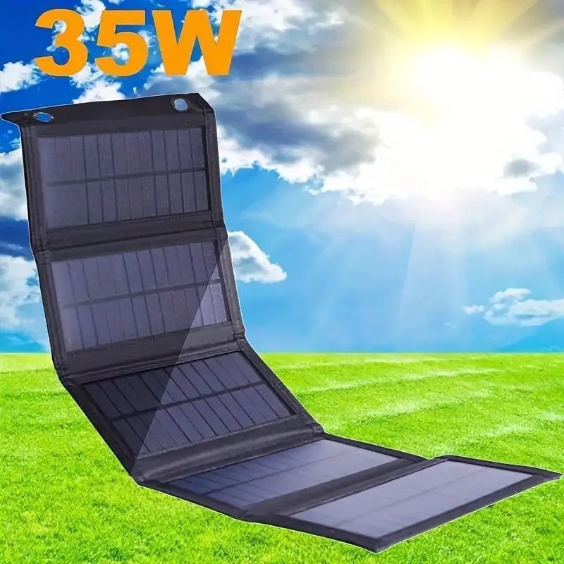 ✨早い者勝ち✨28W ソーラーパネル 小型 アウトドア 防災 発電 Amazon.co.jp: BigBlue 28W ソーラーパネル 小型 3USBポートUSB