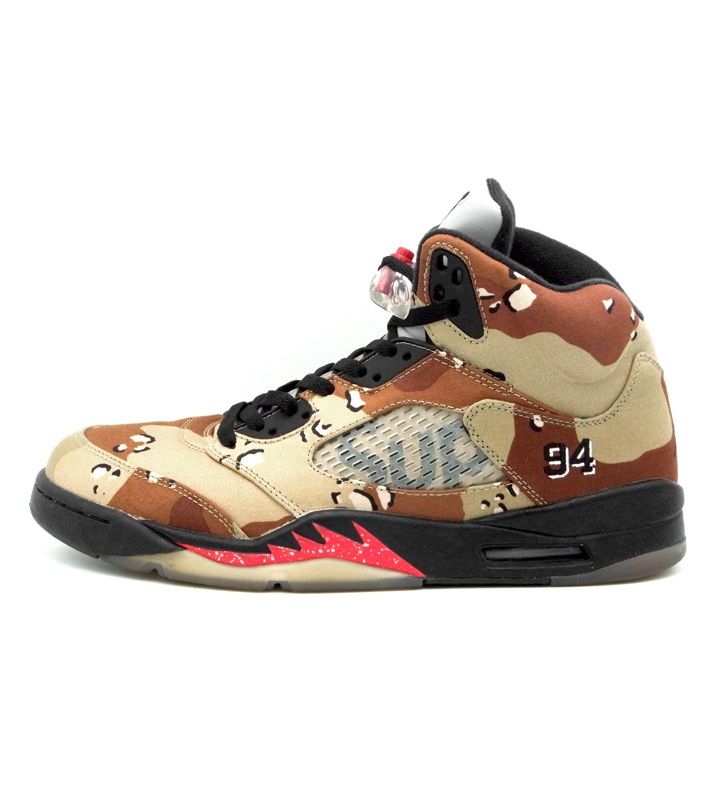 ナイキ NIKE × シュプリーム Supreme 15AW 【 AIR JORDAN 5 RETRO SUPREME 824371 201 】 エア ジョーダン 5 レトロ シュプリーム スニーカー　f23343