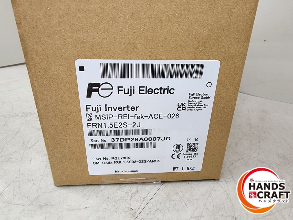 ♪未使用 富士電機 インバータ FRN1.5E2S-2J【中古】♪ - メルカリ