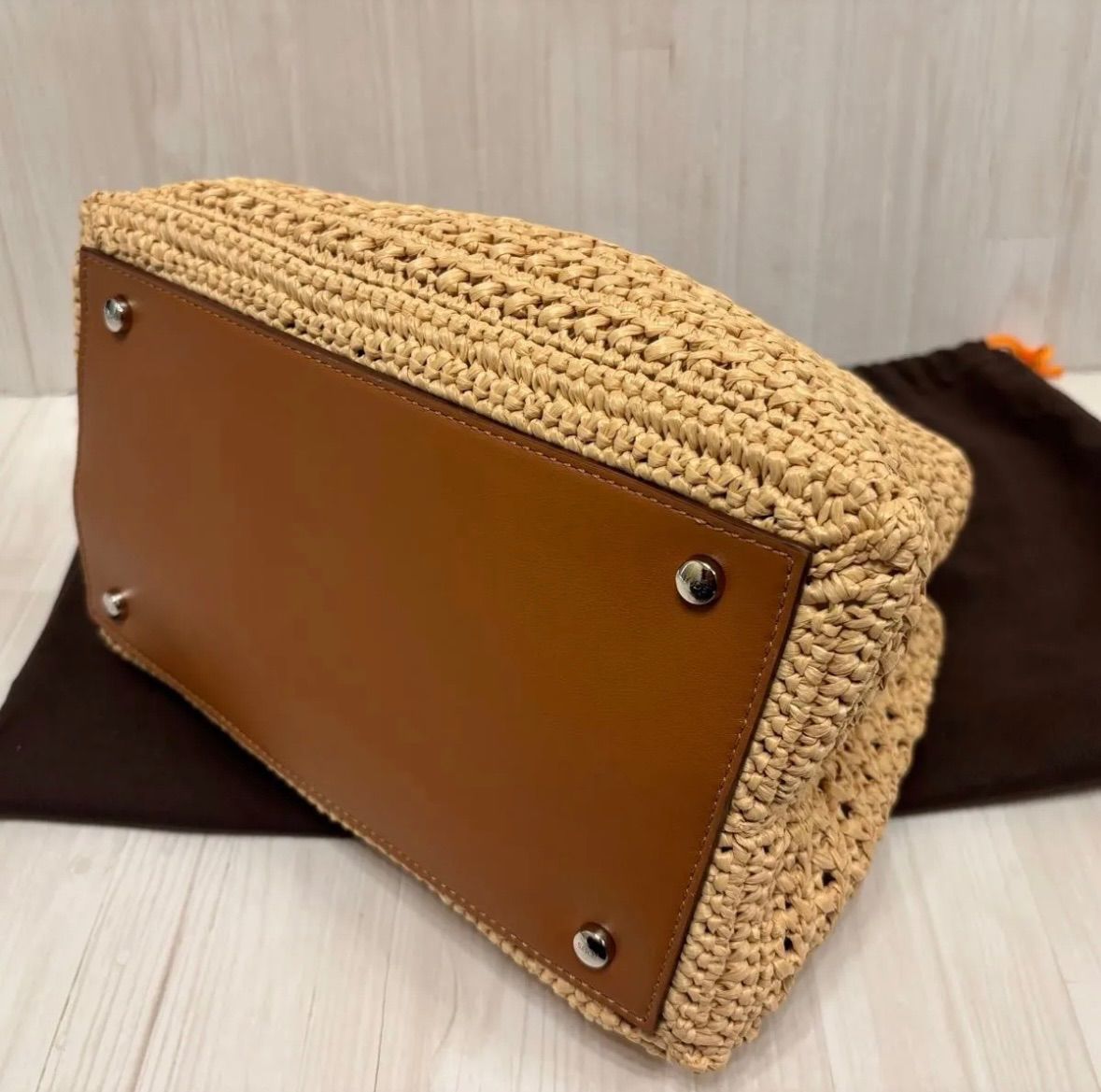 美品 TOD'S トッズ ラフィア マイクロ ハンドバッグ　カゴバッグ 美品 TOD'S トッズ ラフィア マイクロ ハンドバッグ カゴバッグ - メルカリ