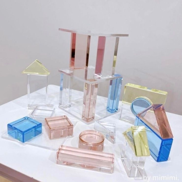 ジュエル ブロック 30 P クリスタル 積み木 プレゼント