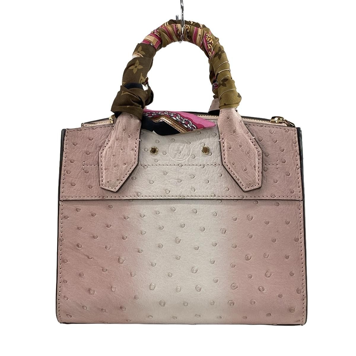 LOUIS VUITTON(ルイヴィトン) ハンドバッグ シティ・スティーマー シティスティーマーPM N81619 ライトピンク×白 - メルカリ