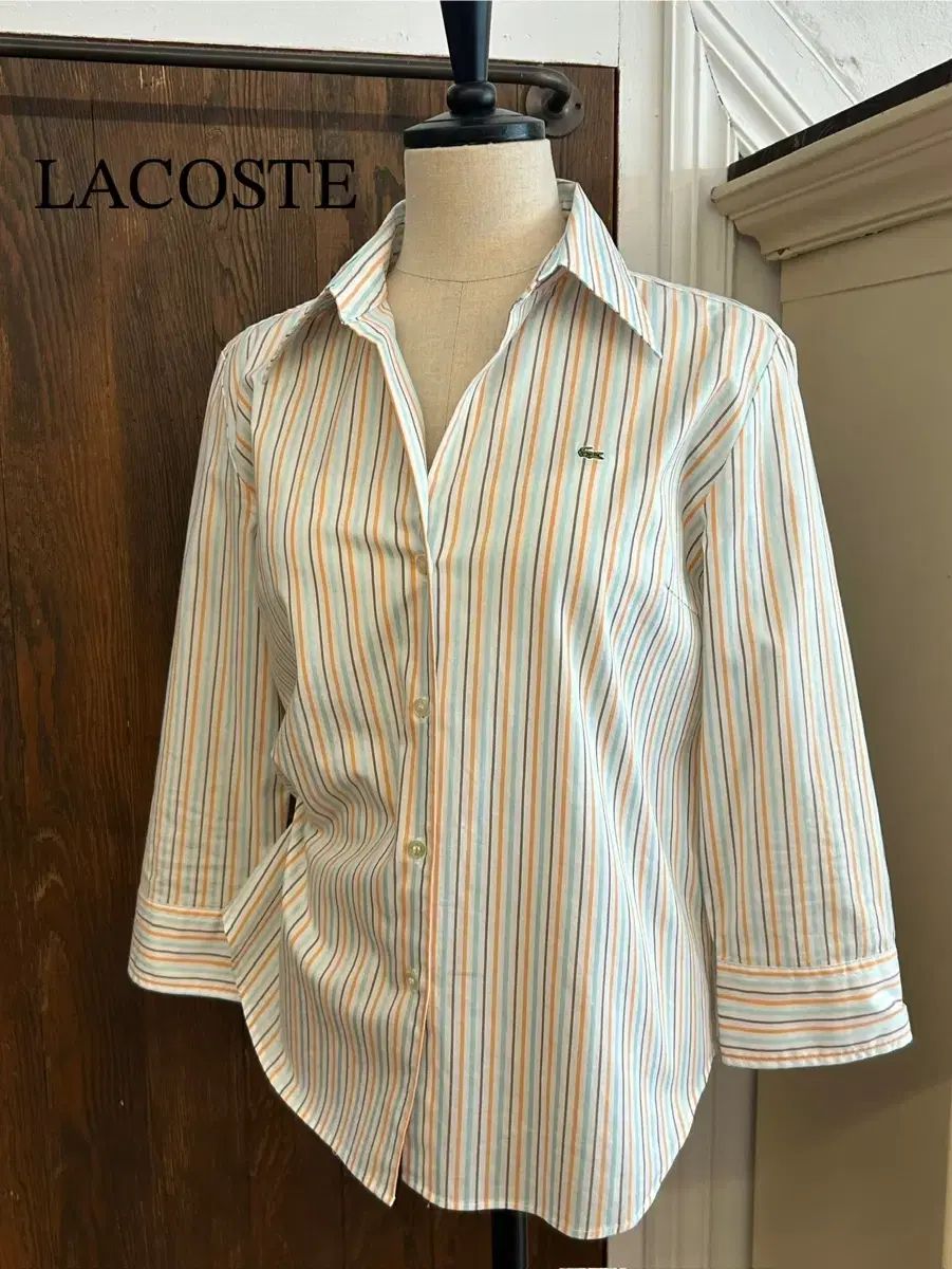 LACOSTE ラコステ ストライプ 7 ブッシュシャツ