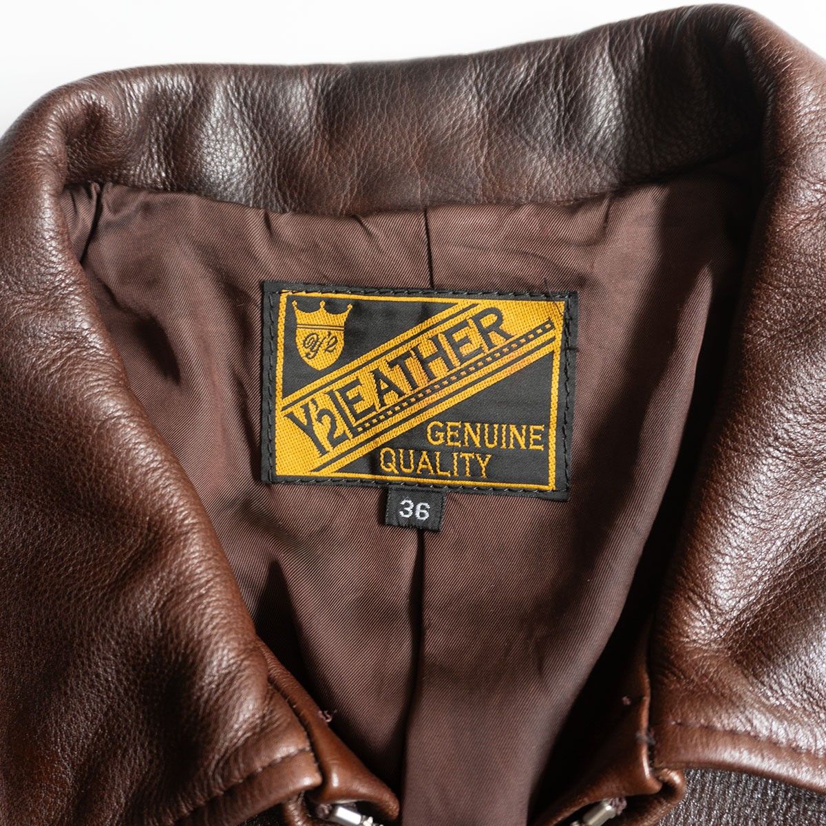 雰囲気抜群】Y'2 LEATHER【ステアハイド シングルライダース