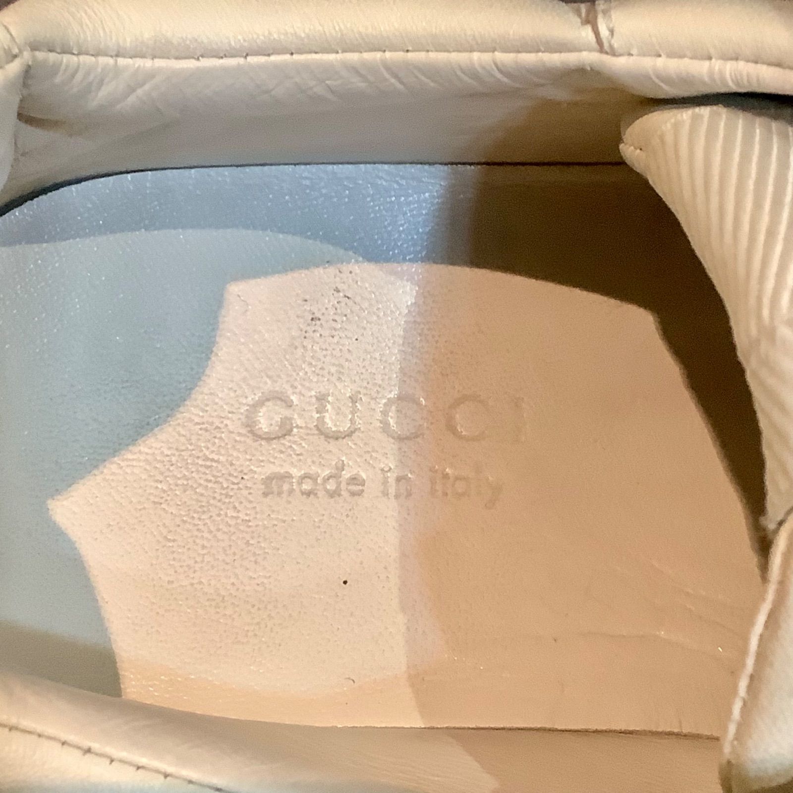 グッチ GUCCI ライトン リップ ロゴ スニーカーシューズ 552089 [36.5 