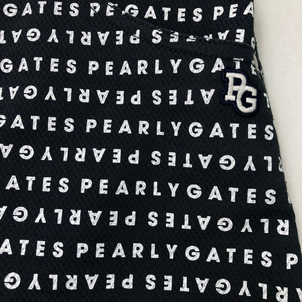 サイズ：0 PEARLY GATES パーリーゲイツ  ストレッチスカート ロゴ柄 ネイビー系 [240101447983] ゴルフウェア レディース ストスト サイズ：0 PEARLY GATES パーリーゲイツ ストレッチスカート