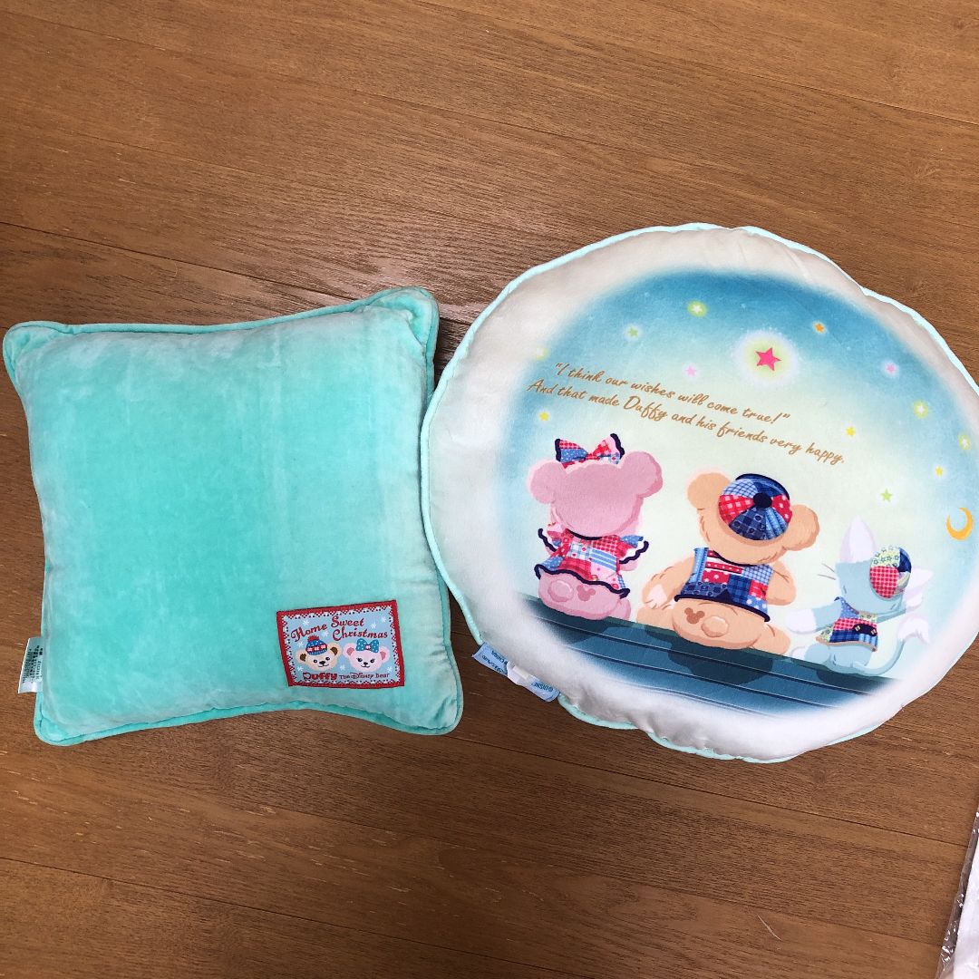 ダッフィー クッション 2個セット ダッフィー、シェリーメイ