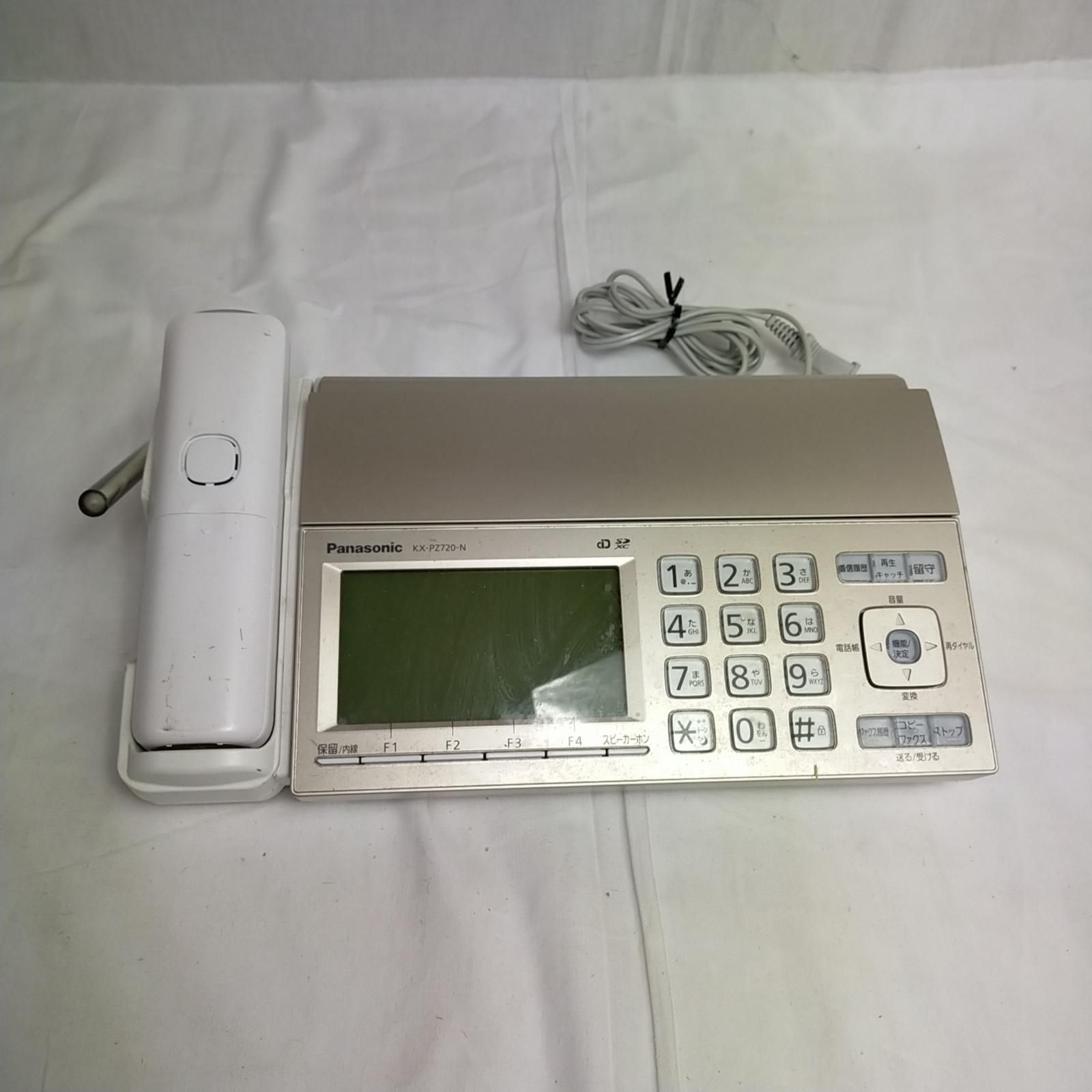 パナソニック おたっくす 親機&子機 コードレス FAX ファックス 電話機 [KX-PZ720(KX-PD725)/KX-FKD353-N/KX-FKD556-N1]  現状品【中古】 - メルカリ