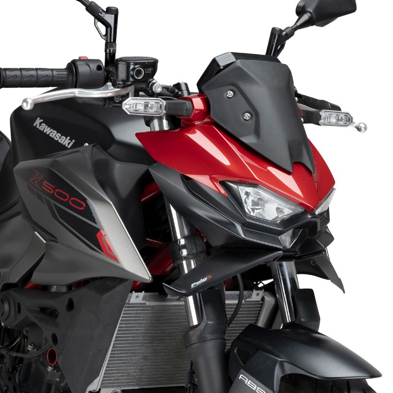 Puig 22190J DOWNFORCE NAKED FRONTAL SPOILERS [MATT BLACK