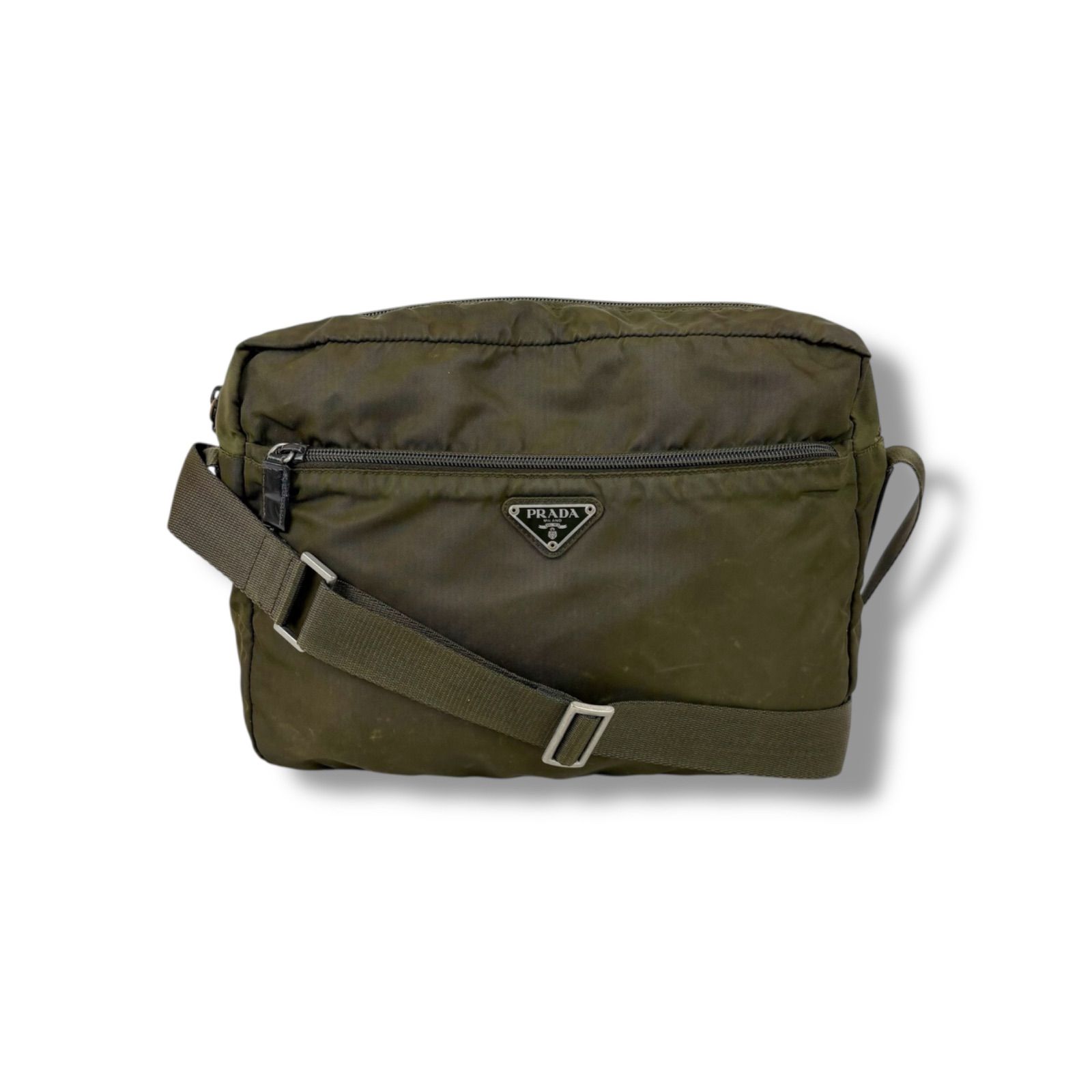 プラダ PRADA トライアングルロゴ ショルダーバッグ 高品質 クロス