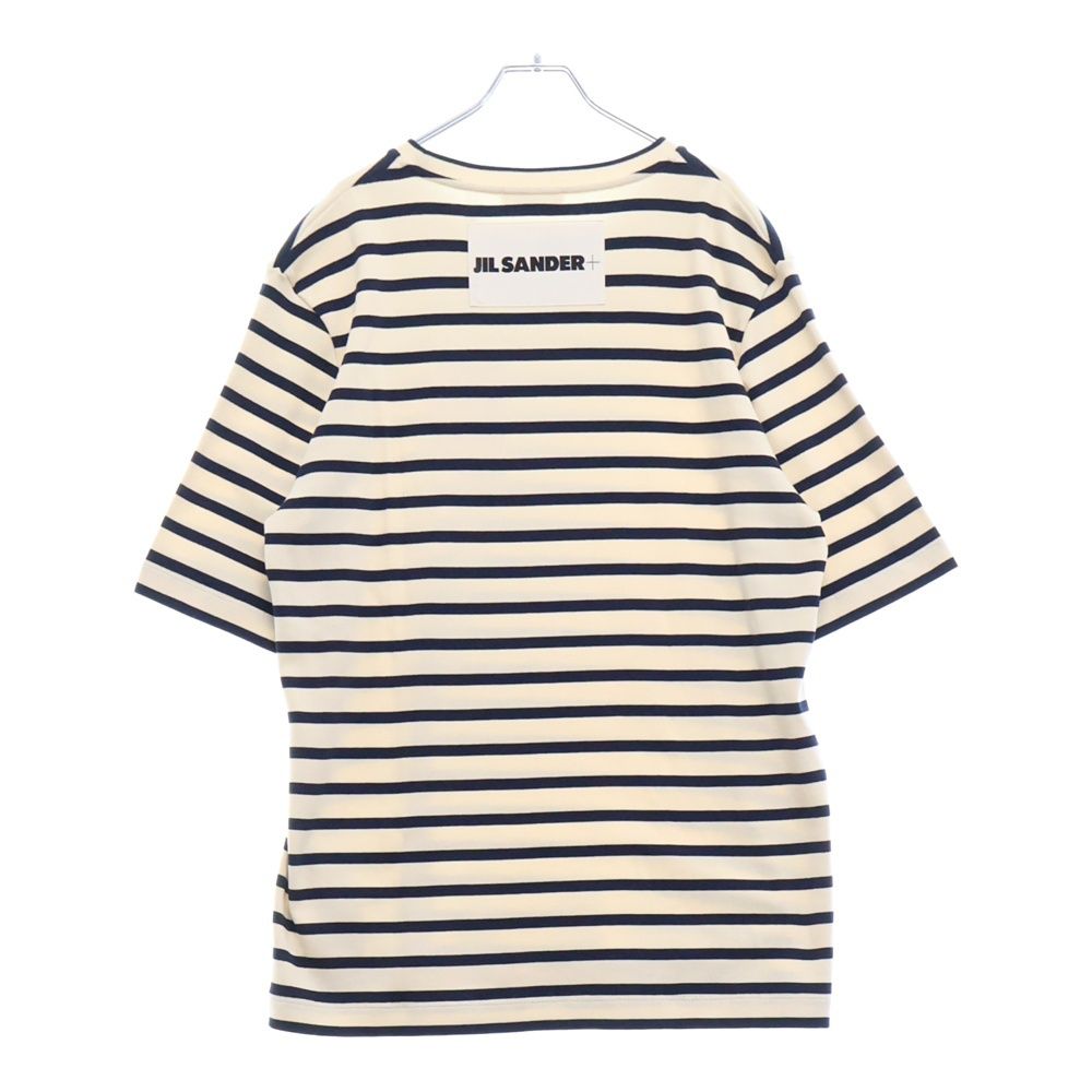 JIL SANDER + (ジルサンダープラス) バックロゴ ボーダー 半袖