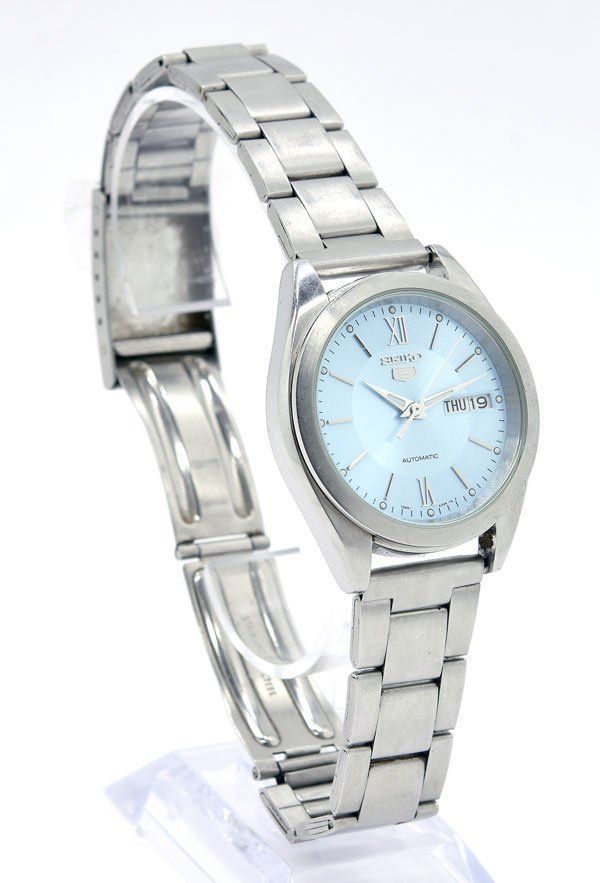 ☆SEIKO セイコー 5 ファイブ アイスブルー 7S26-0420 裏スケ