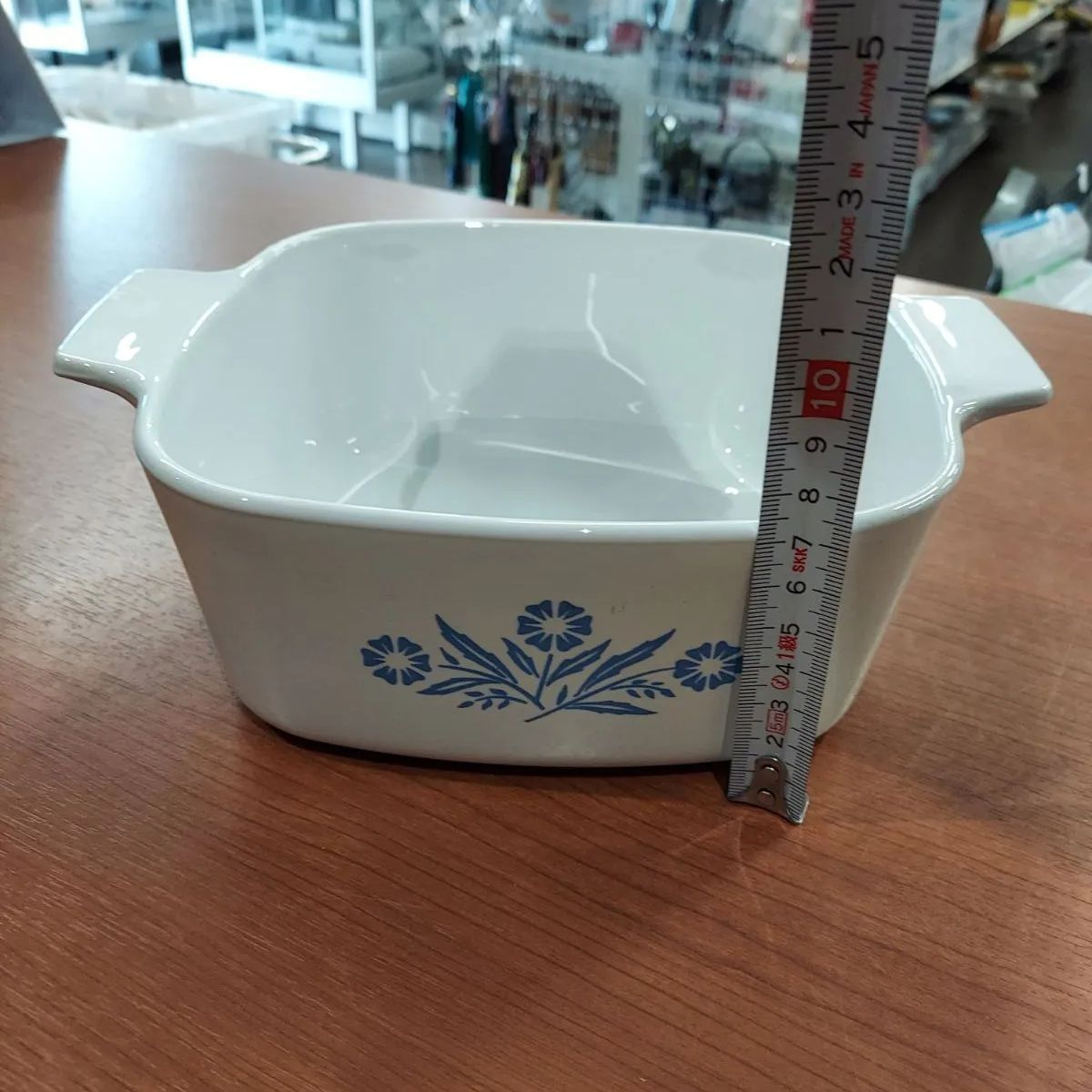CORNING WARE コーニングウェア 蓋付き キャセロール ブルーフラワー