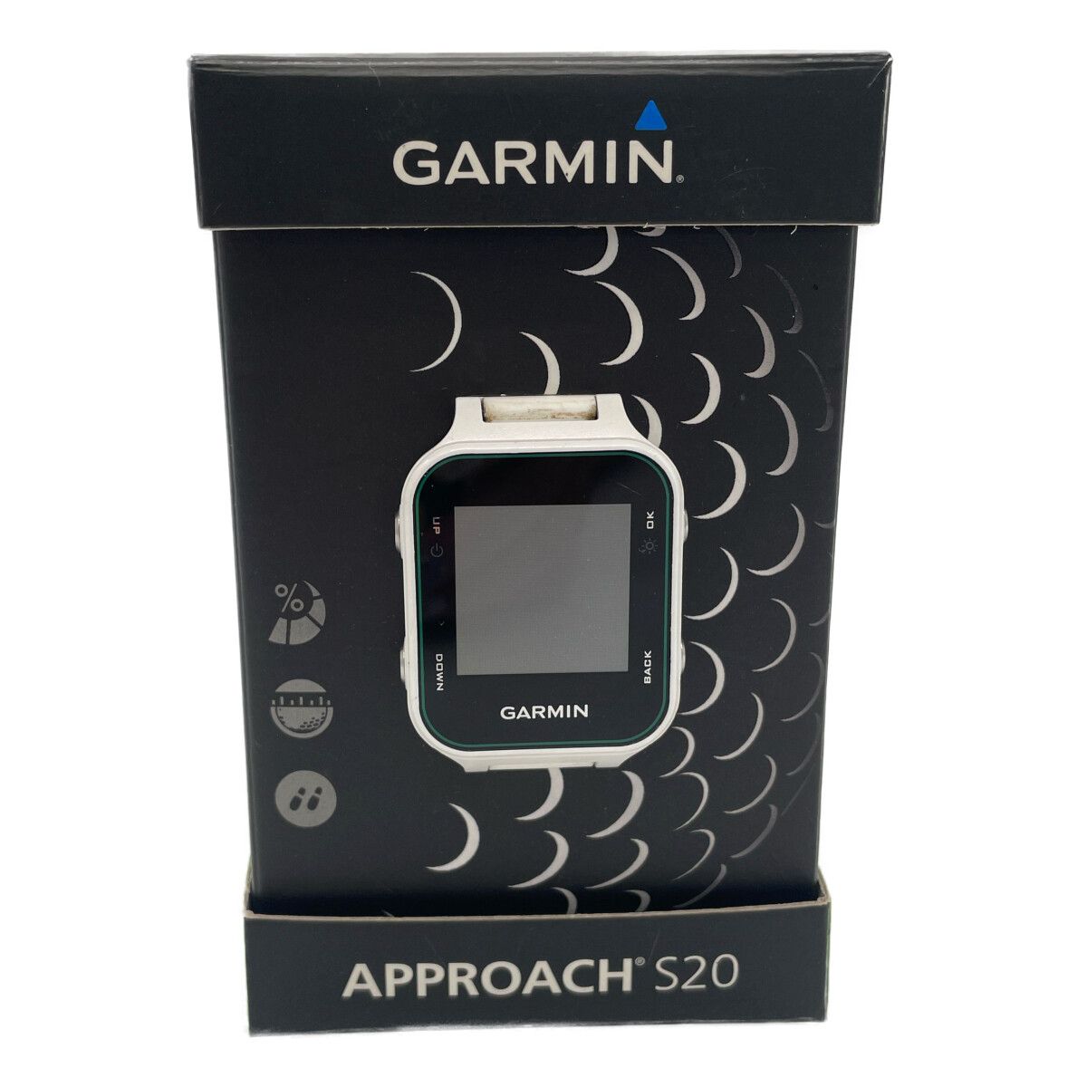 中古 ガーミン GARMIN ゴルフナビ ホワイト アプローチS20 距離